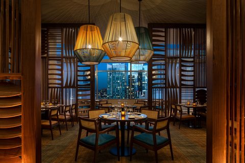 Corteza at Sendero Baja Room Night View