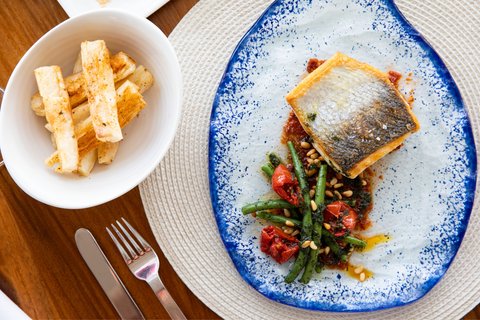Grilled Sea Bass