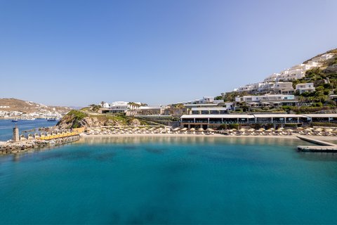 Aerial View Santa Marina Mykonos
