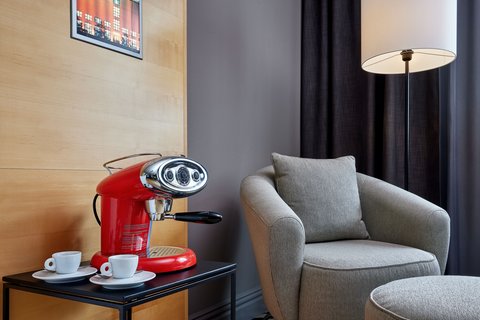 Zubereitungsmöglichkeiten für Kaffee im Zimmer – alle Suiten