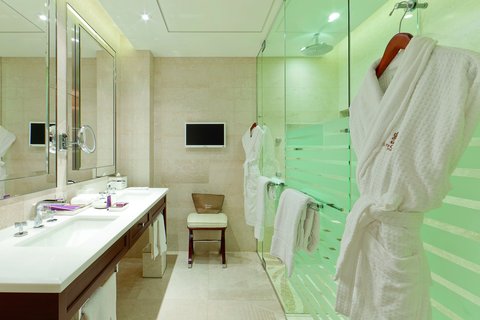 Spacious Marble Bathroom