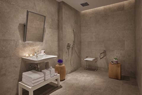 Accessible Bathroom - Roll-In Shower