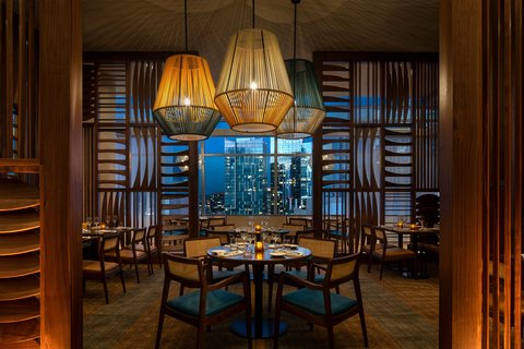 Corteza at Sendero Baja Room Night View