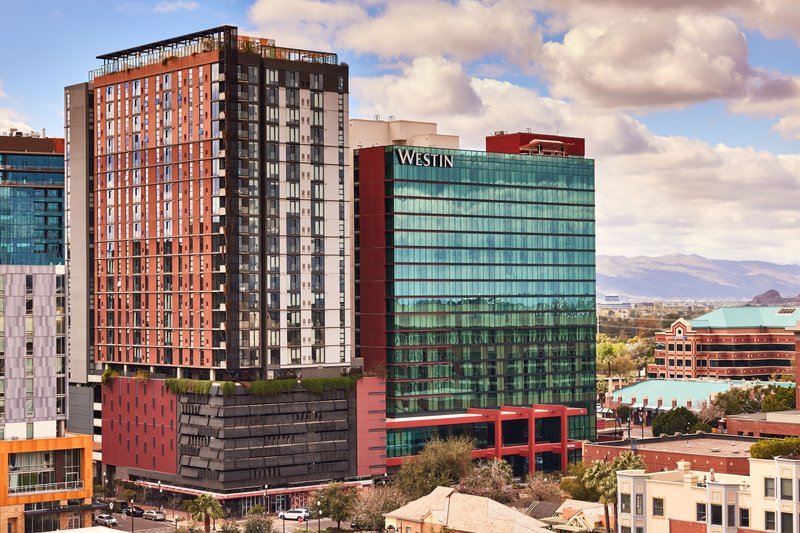 High above downtown Tempe