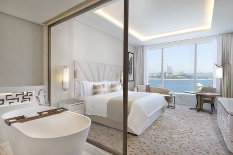 Grand Deluxe King Room and Bathroom