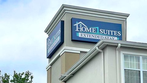 Home 1 Suites Exterior Sign