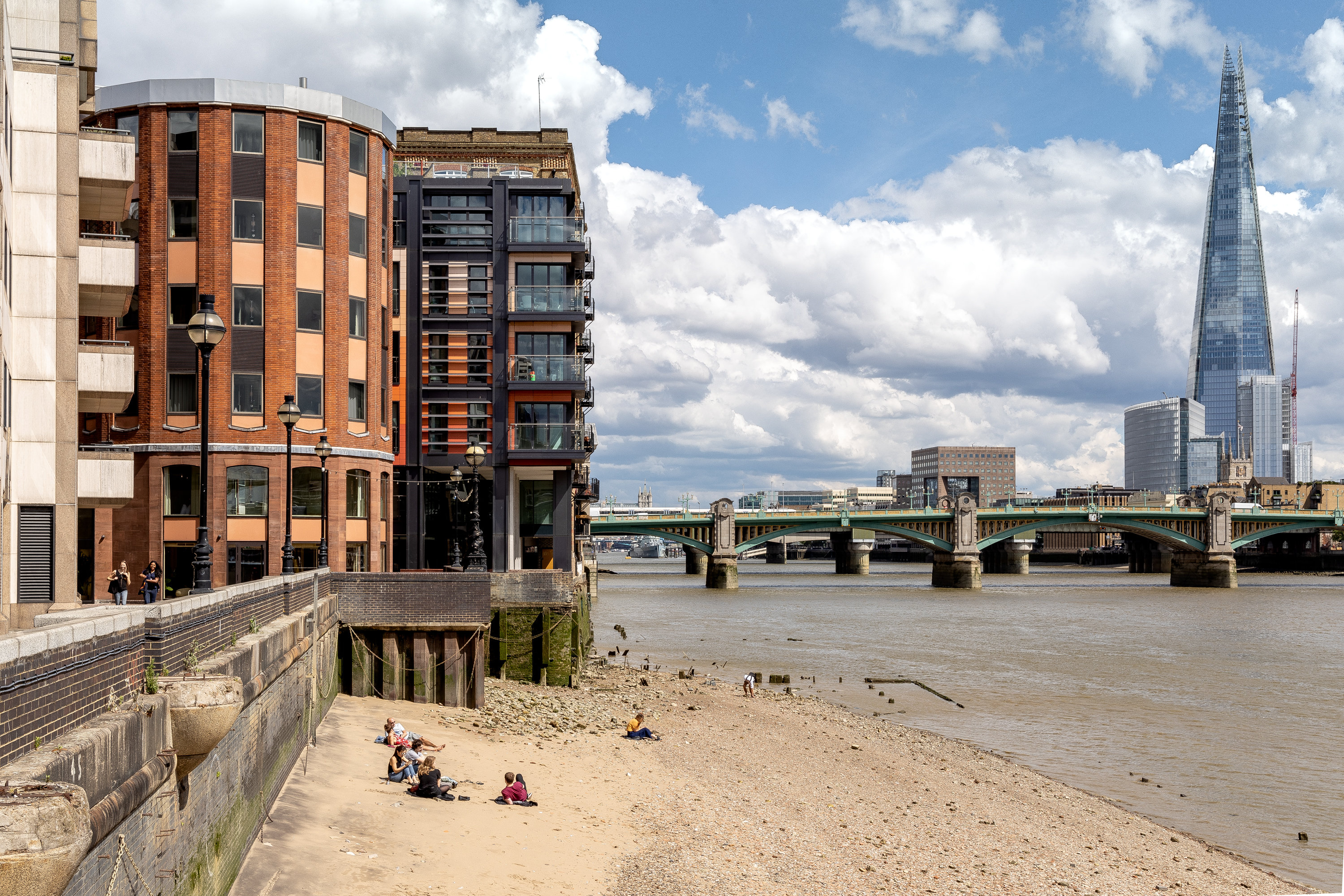 Locke at Broken Wharf, Millennium Bridge