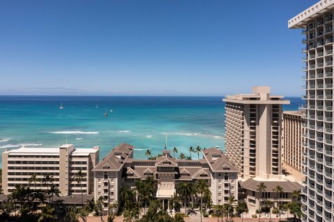 Drone Shot of Moana Surfrider