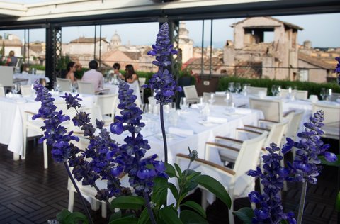 Cena con vista desde nuestra Terraza en la Azotea