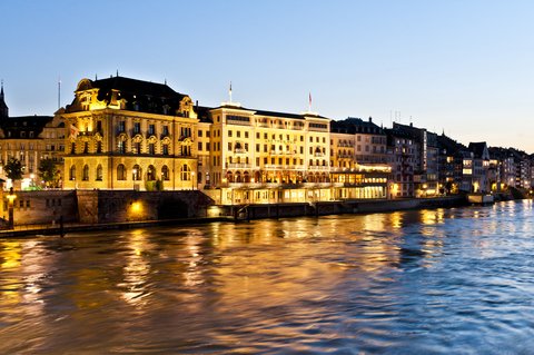 Hotel Rhine River View, night