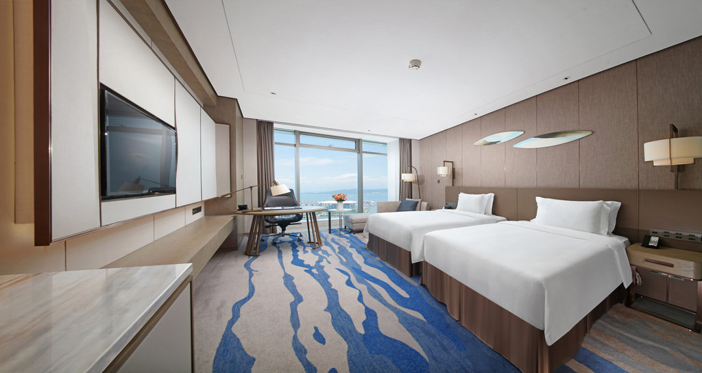 Intercontinental Xiamen by IHG Room Type - Classic Double Room with Two Double Beds and Sea View Intercontinental Xiamen by IHG Room Type - Classic Double Room with Two Double Beds and Sea View
