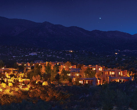 Overview Of Resort At Nighttime