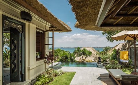 Garden & Jimbaran Bay Villa - Villa View from Outside Living Area