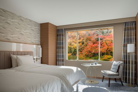 View from a guest room in autumn