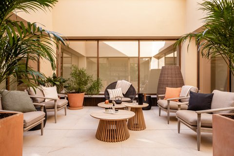 Quiet terrace at Maison CODAGE