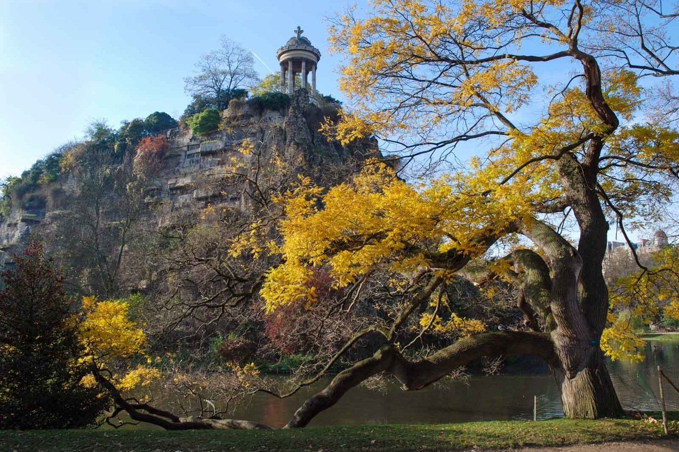 Buttes-Chaumont is the largest park in Paris