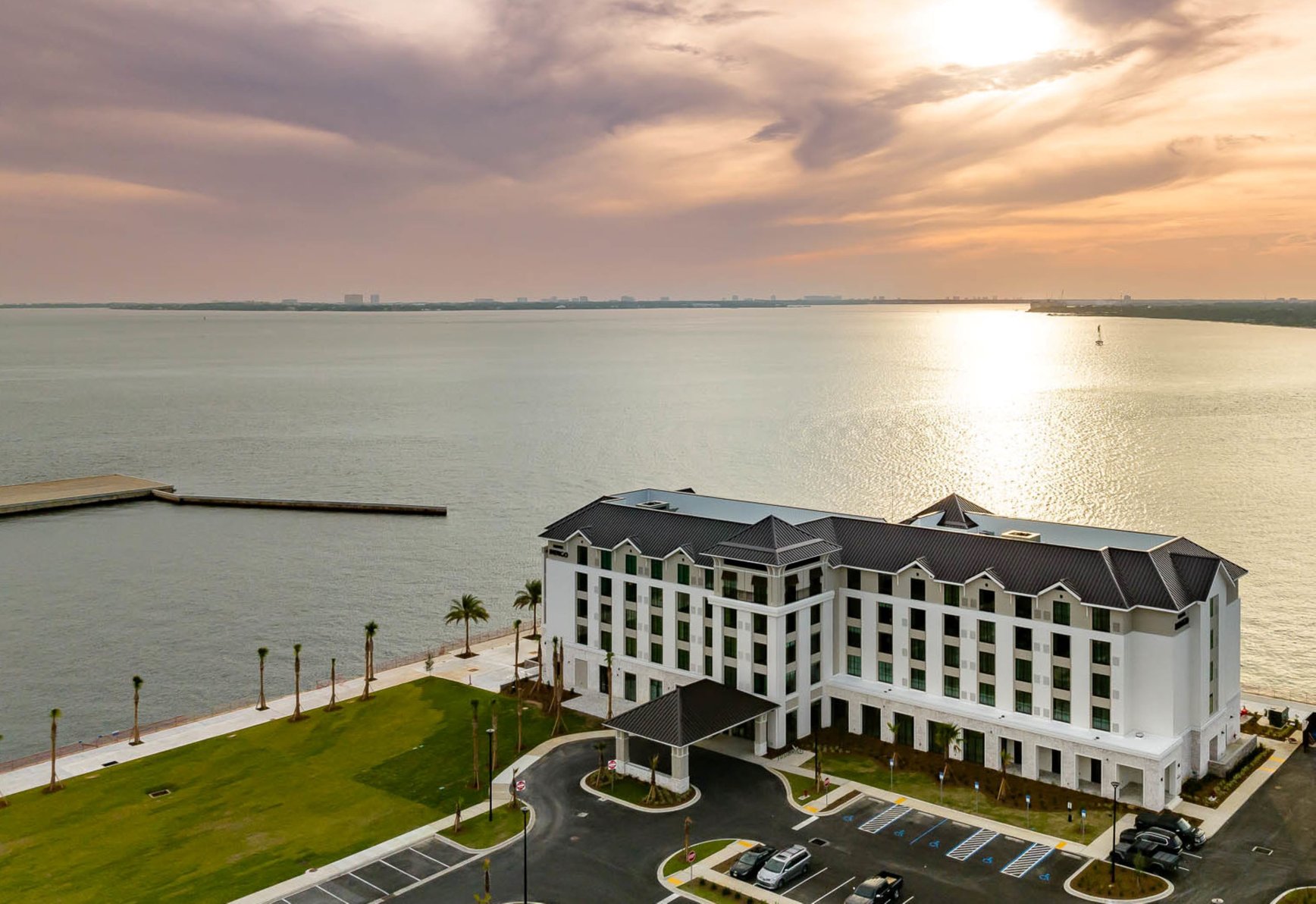 Our Panama City Hotel Sits on St. Andrew Bay and the Marina.