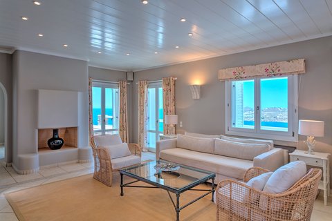Four-level villa offering majestic sunset views.