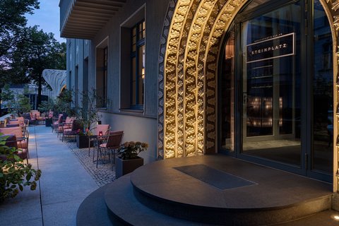 Bar terrace and entrance