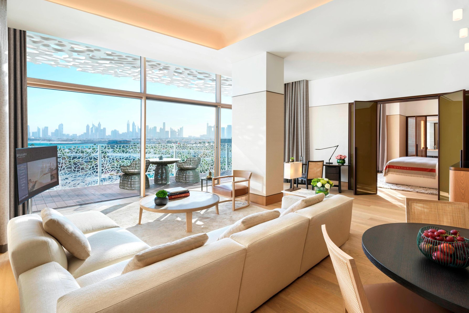 Bulgari Resort Dubai Room Type - Deluxe Suite, 1 Bedroom Suite, 1 King, Balcony