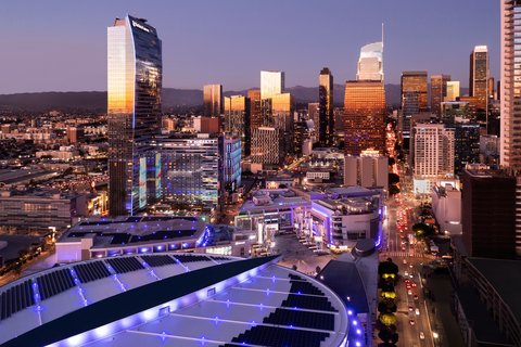 Downtown L.A. Aerial View