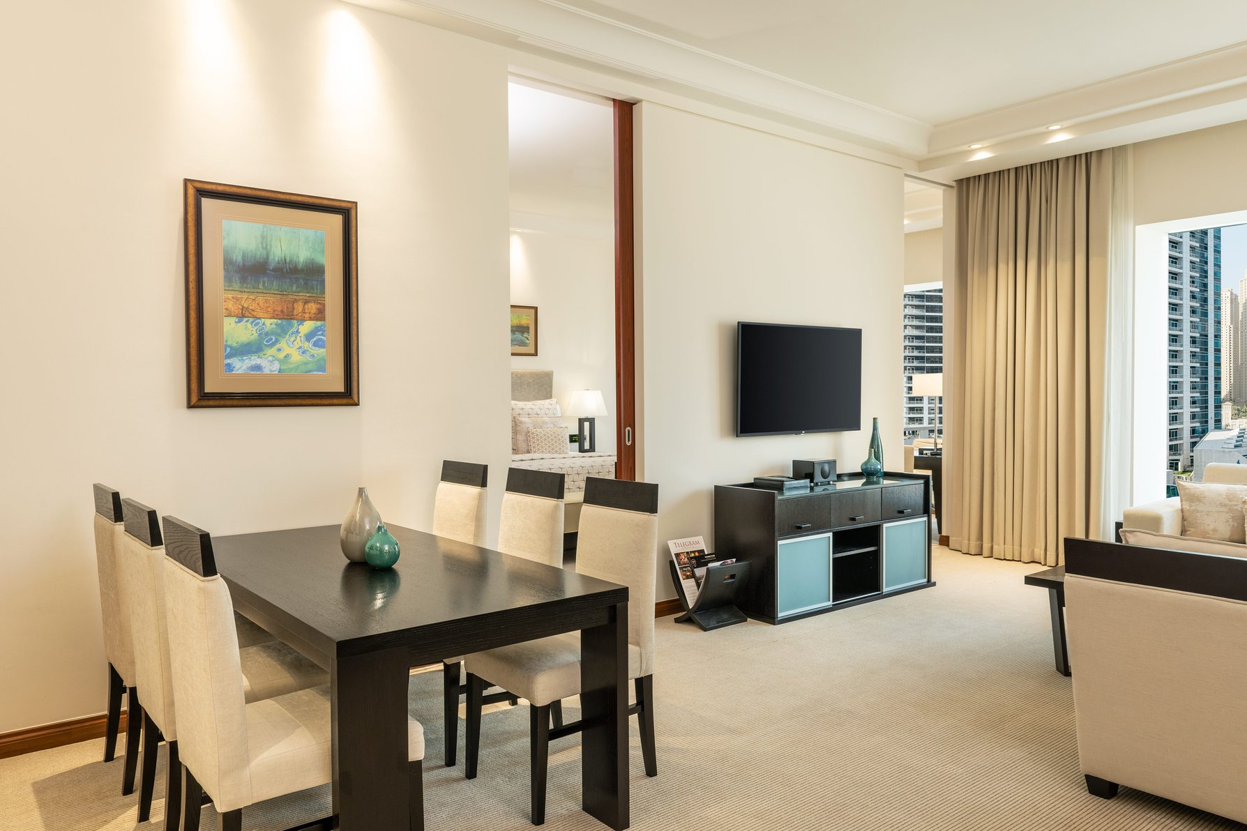 Grosvenor House, a Luxury Collection Hotel, Dubai Room Type - Premier Executive Suite, Executive lounge access, Residence, King, Airport Transfer Grosvenor House, a Luxury Collection Hotel, Dubai Room Type - Premier Executive Suite, Executive lounge access, Residence, King, Airport Transfer