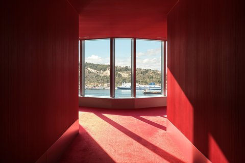 Guest room corridors