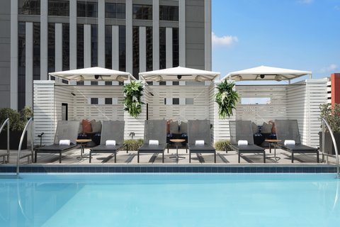 Rooftop Pool Cabanas