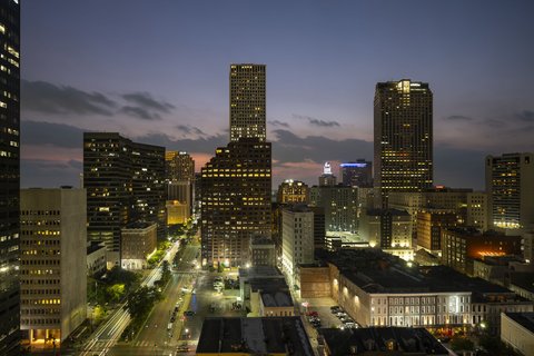 Evening City View