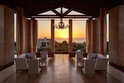 Open-air Lobby by Sunset