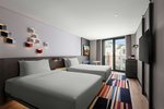 Aloft Room, Guest room, 2 Twin, City view, High floor