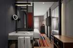 Aloft Room, Guest room, 1 King, City view, High floor