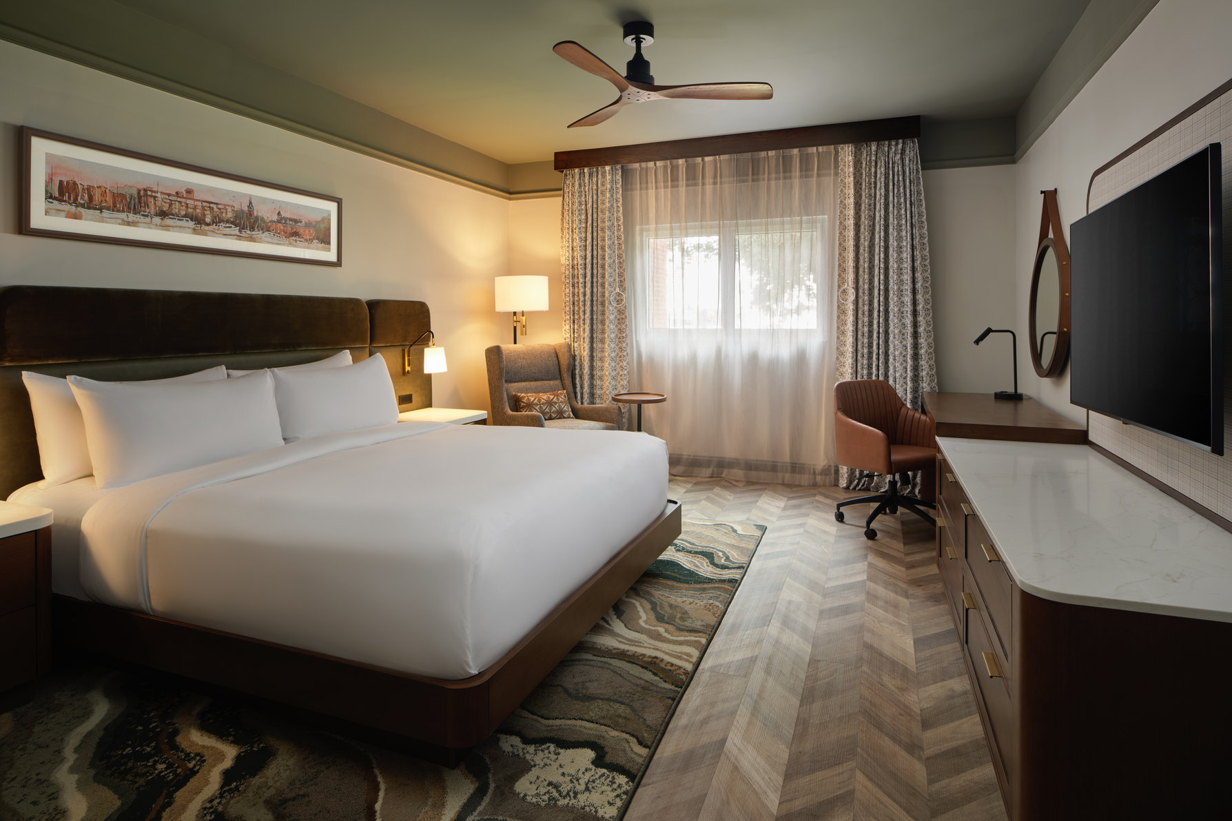 Tryon Riverfront Inn New Bern, Tapestry Collection by Hilton Room Type - 1 KING MOB ACC RIS