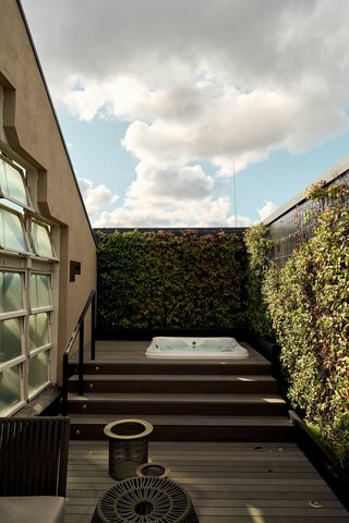 Private terrace with jacuzzi