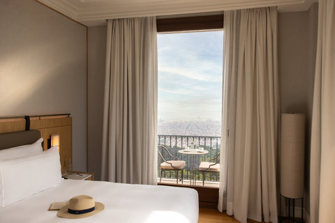 METT Barcelona Hotel Sea View Suite Bedroom Area And View