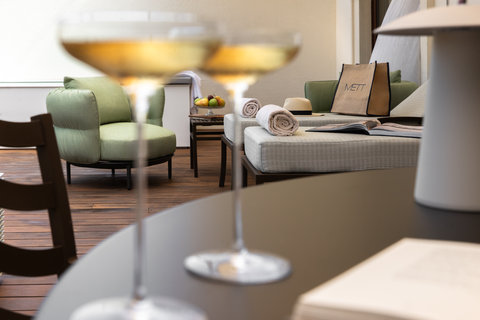 METT Barcelona Hotel Signature Suite Plunge Pool Terrace F B Details