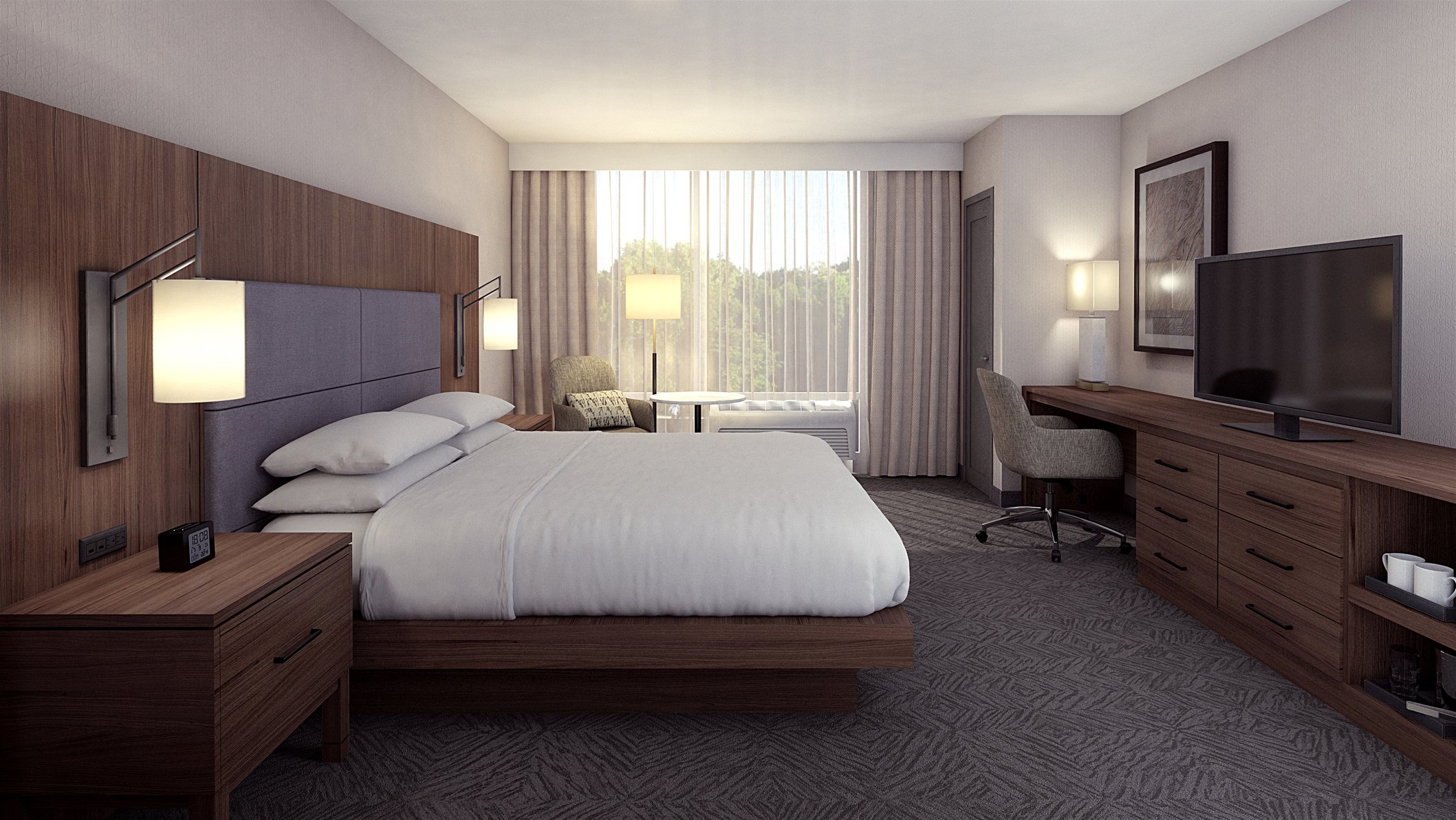 Doubletree by Hilton Lafayette East Room Type - 1 KG BED HEAR ACC RIS