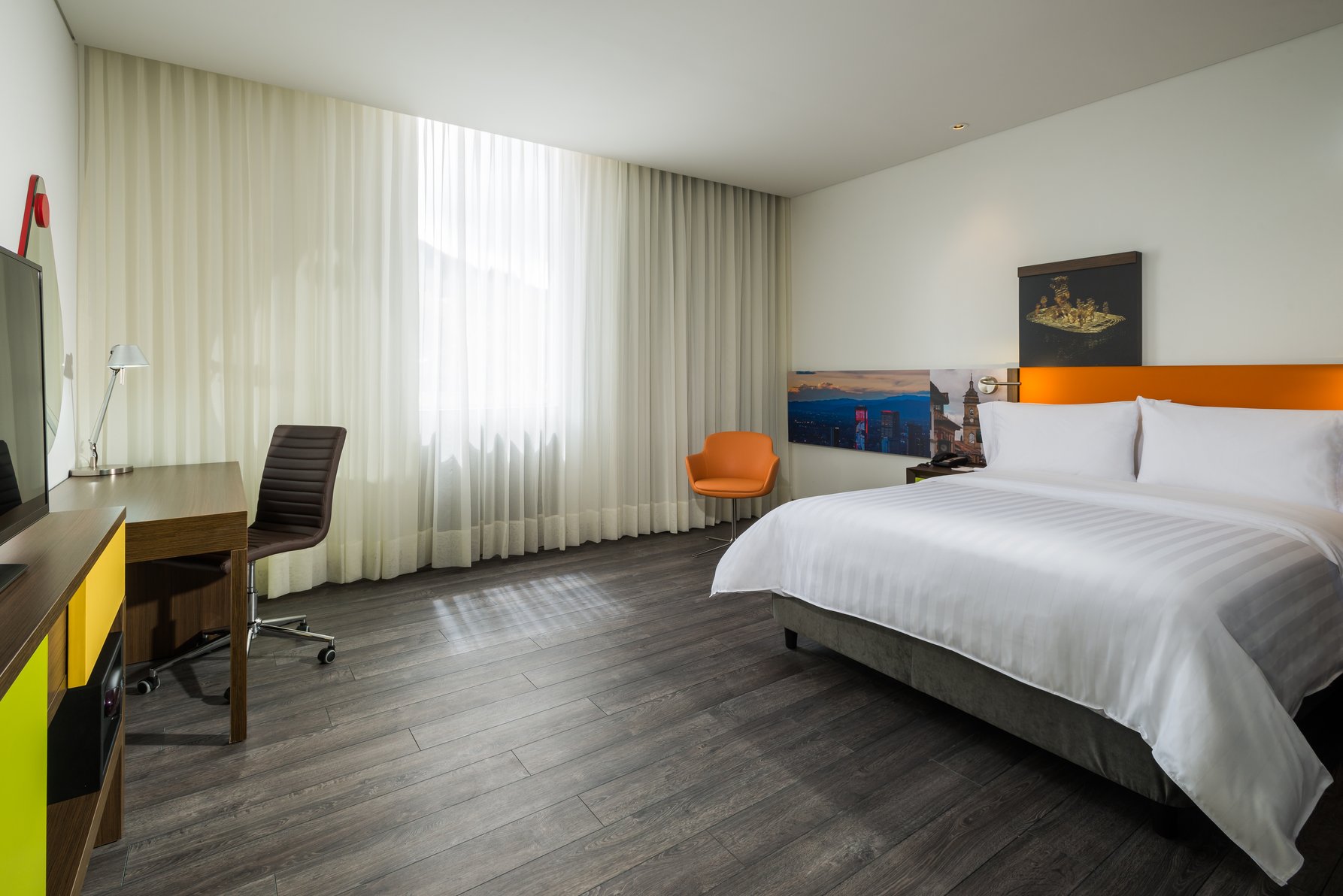 Hampton by Hilton Bogotá - Usaquén Room Type - 1 QUEEN W FRIDGE NOSMOKE