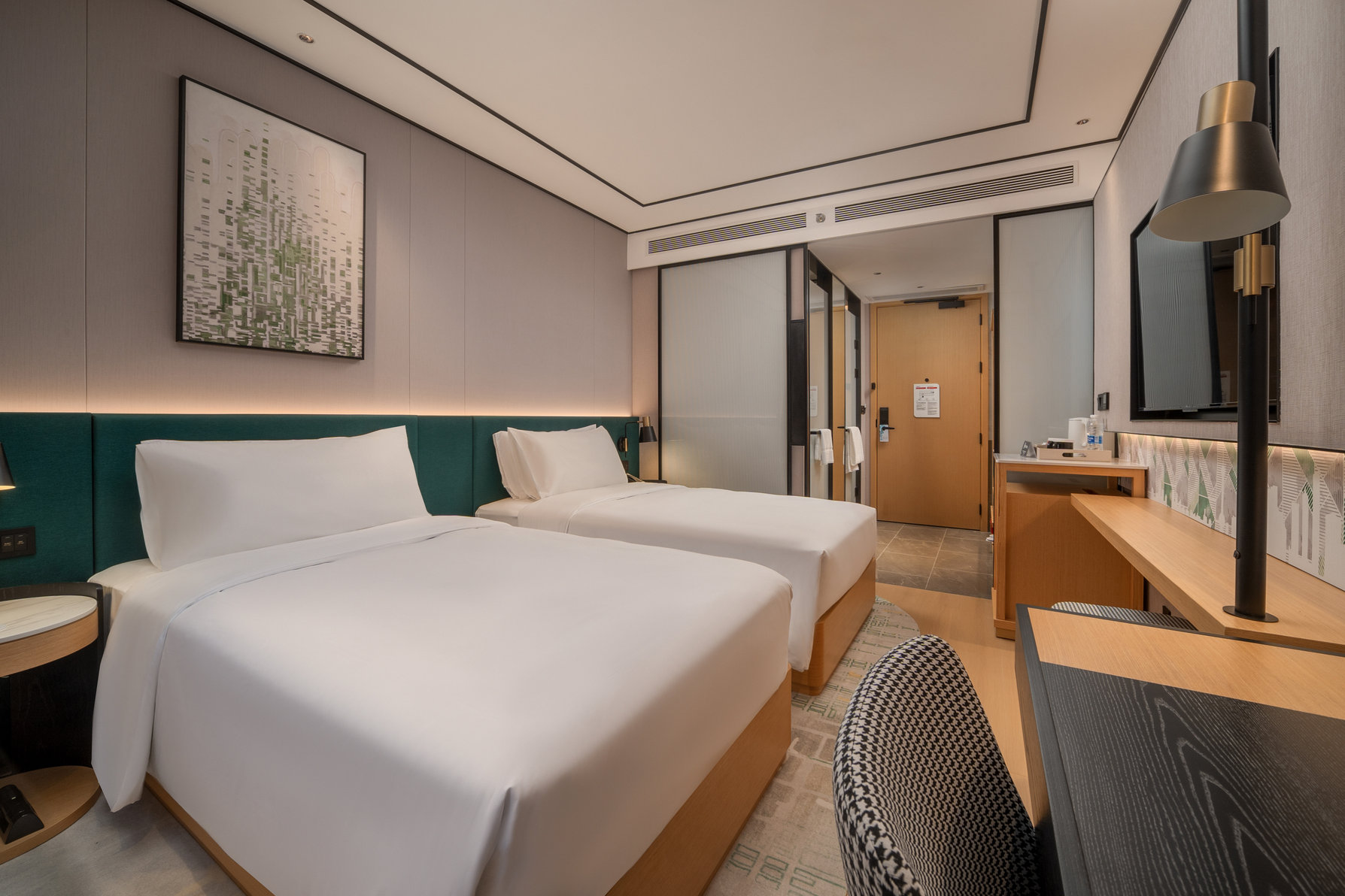 Hilton Garden Inn Shanghai Caoyang Room Type - TWIN GUEST ROOM HIGH FLOOR
