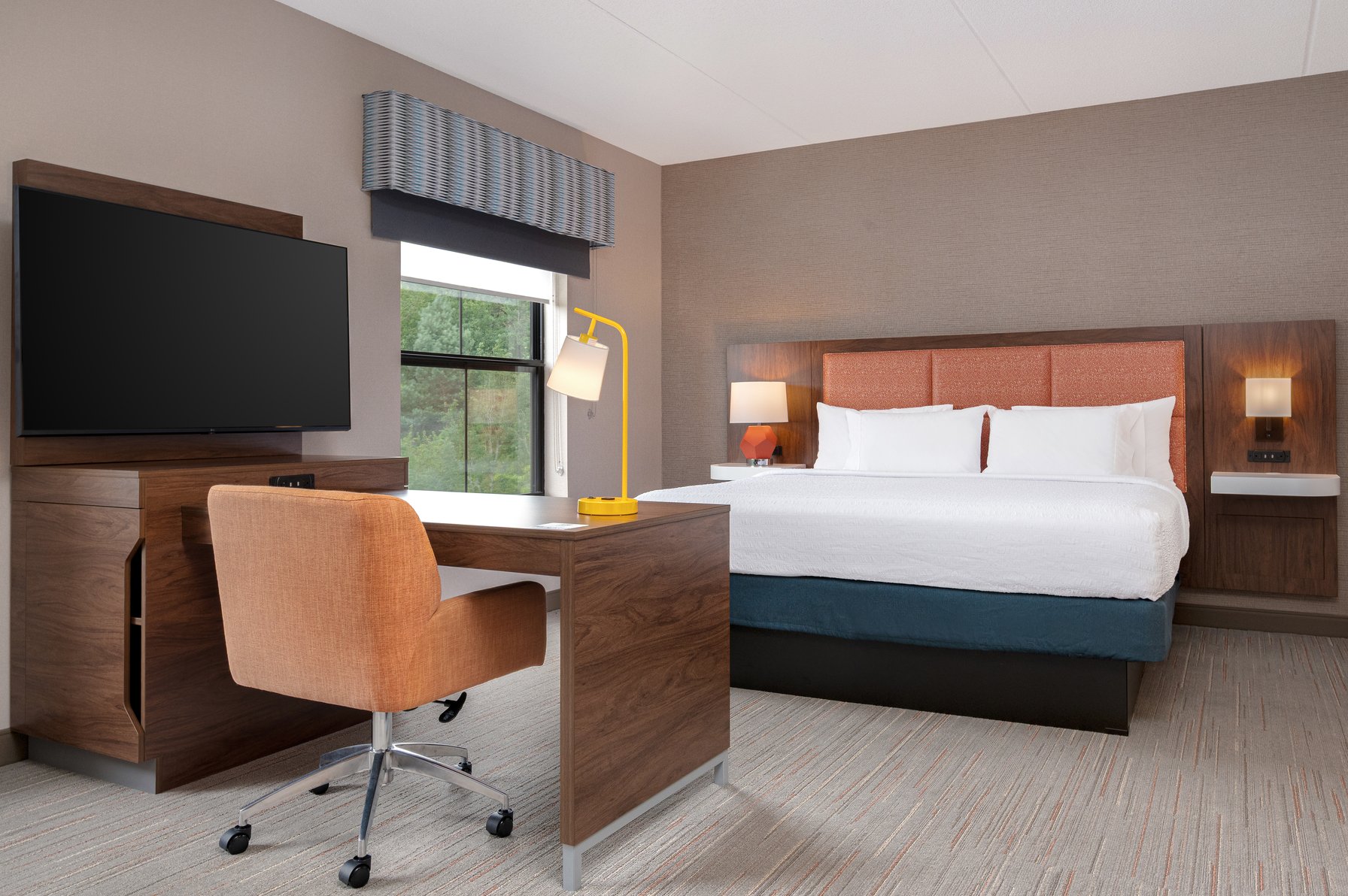 Hampton Inn & Suites Wilkes-Barre/Scranton Room Type - 1KNG STUDIO SOFABED NOSMOK