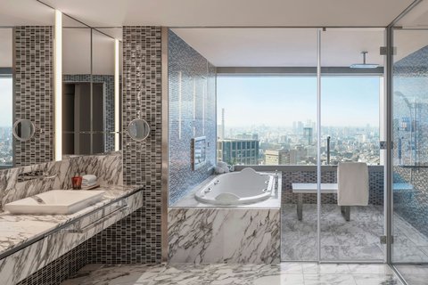 Designer's suite bathroom