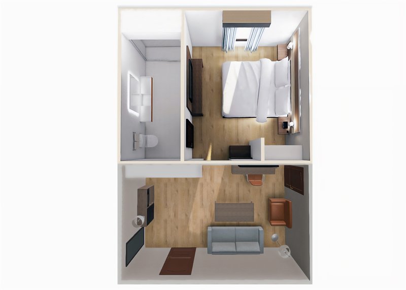 1 King One Bedroom Suite