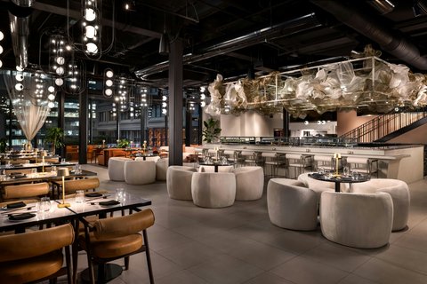 Elevated dining in downtown Toronto