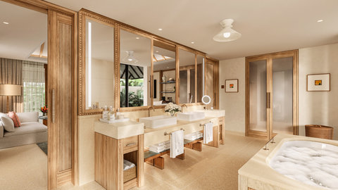 One Bedroom Villa Bathroom
