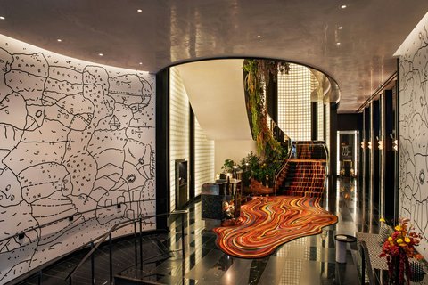 Chic Lobby Entrance Interior